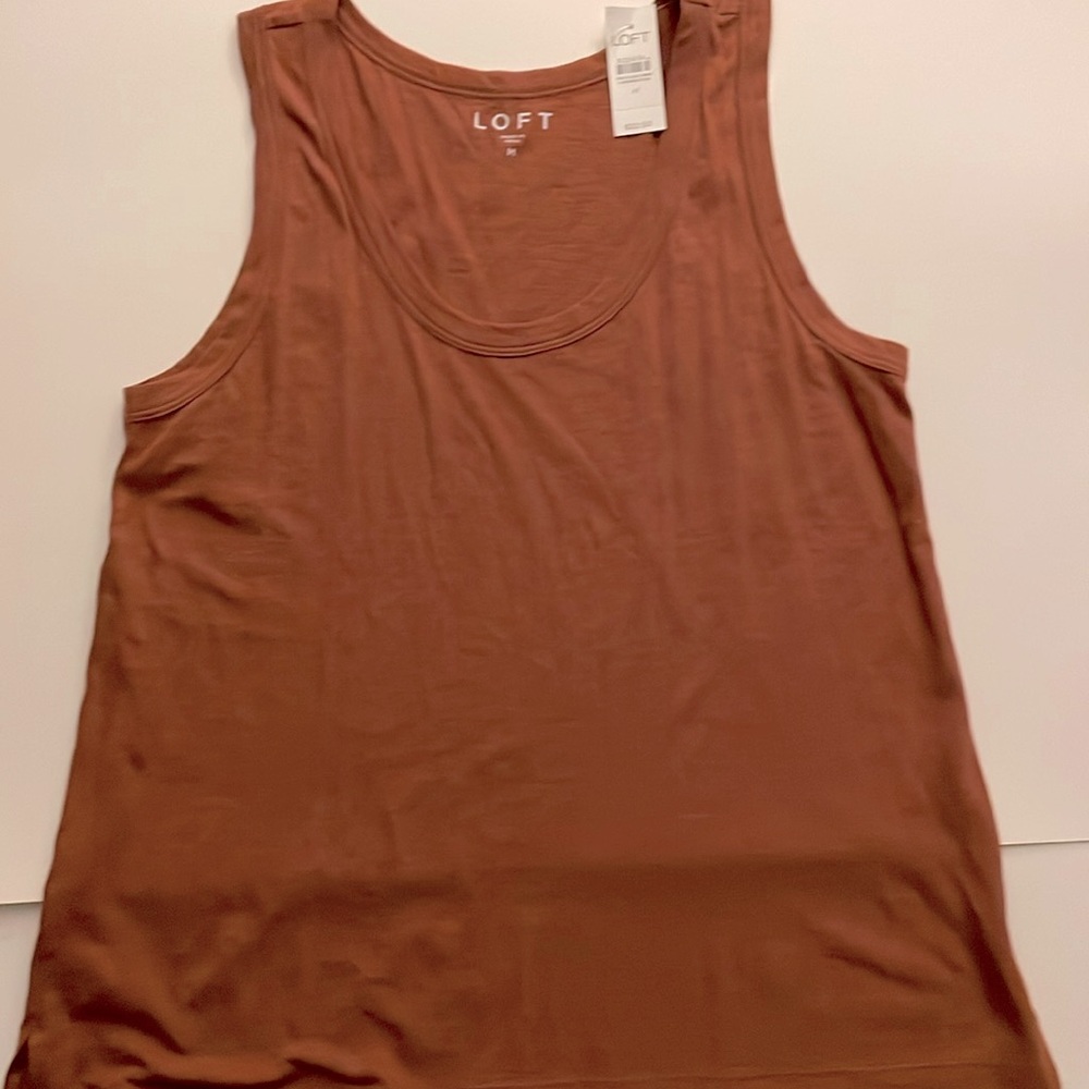 Loft women size Medium brown tank